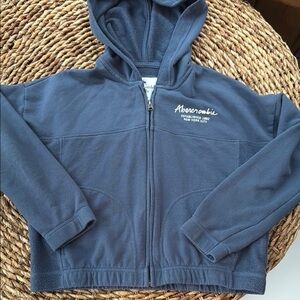 Abercrombie & Fitch Kids Blue Zip-Up Hoodie 11/12